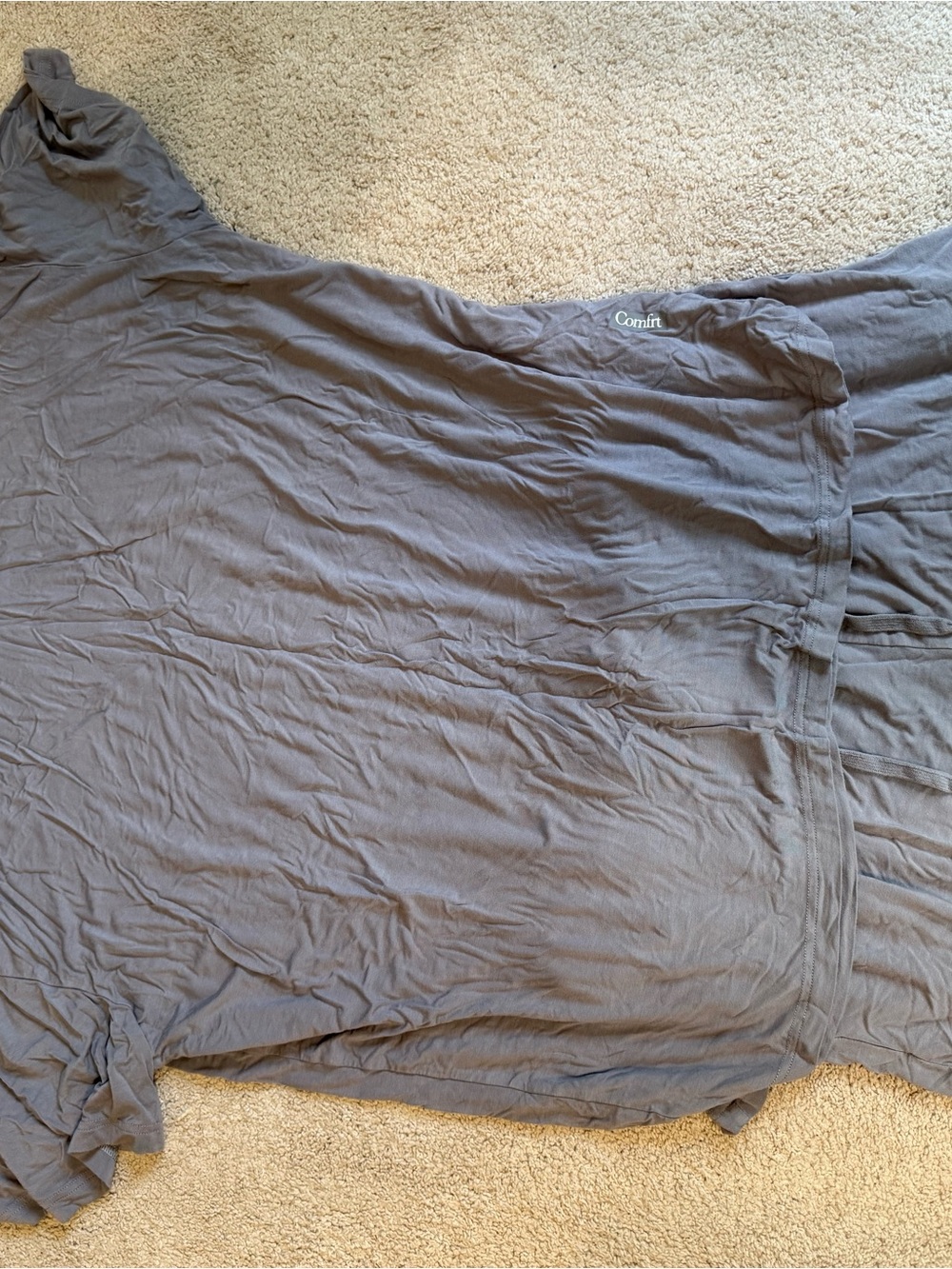 Comfirt Women's Gray Sleep Maxi Dress — Soft Relaxed Fit